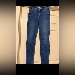 Mother Jeans Size 28 “The Looker” Groovin Mid-Rise Skinny Jeans